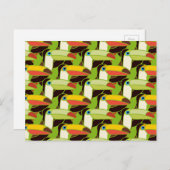 Kleurrijke Toucans 2 Briefkaart (Voorkant / Achterkant)