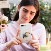 kleurrijke touroperator die op een tak zit Case-Mate iPhone case