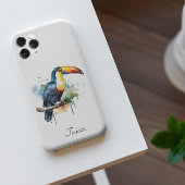 kleurrijke touroperator die op een tak zit Case-Mate iPhone case