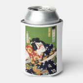 kleurrijke traditionele Japanse Ukyio-e-sty Blikjeskoeler (Blikje Voorkant)