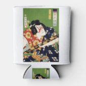  kleurrijke traditionele Japanse Ukyio-e-sty Blikjeskoeler (Voorkant)