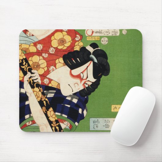  kleurrijke traditionele Japanse Ukyio-e-sty Muismat (Met muis)