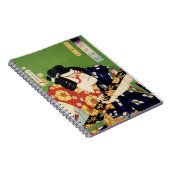  kleurrijke traditionele Japanse Ukyio-e-sty Notitieboek (Rechterzijde)