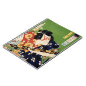  kleurrijke traditionele Japanse Ukyio-e-sty Notitieboek (Linkerzijde)