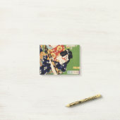 kleurrijke traditionele Japanse Ukyio-e-sty Post-it® Notes (Op bureau)