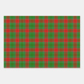 Kleurrijke traditionele kerst inpakpapier vel (Voorkant 3)