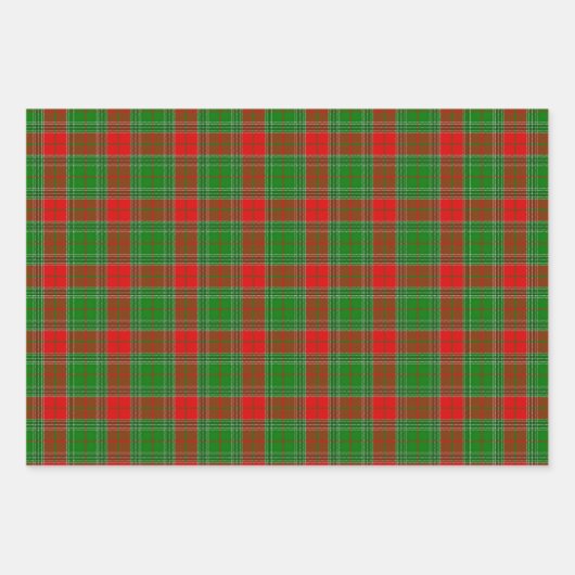 Kleurrijke traditionele kerst inpakpapier vel (Voorkant 3)