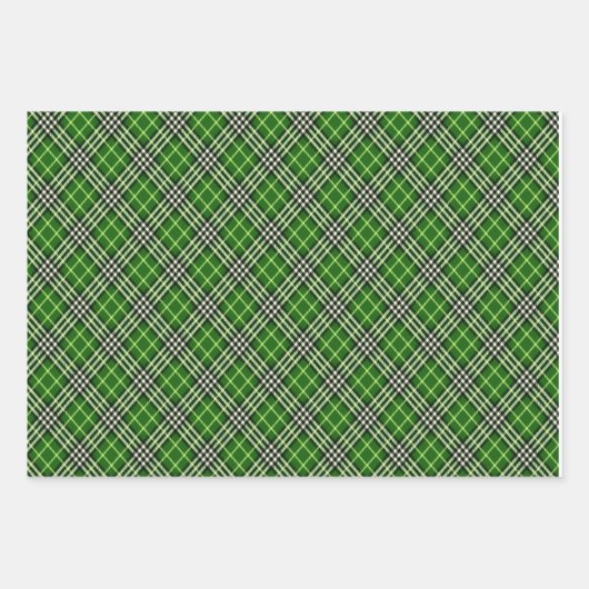 Kleurrijke traditionele kerst inpakpapier vel (Voorkant 2)