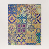 Kleurrijke traditionele mediterrane en Egeïsche te Legpuzzel (Verticaal)