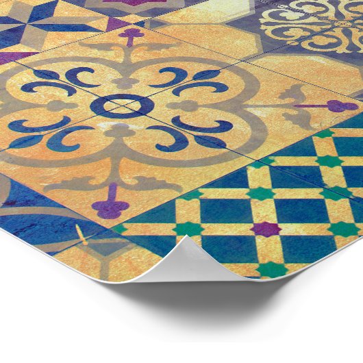 Kleurrijke traditionele mediterrane en Egeïsche te Poster (Hoek)