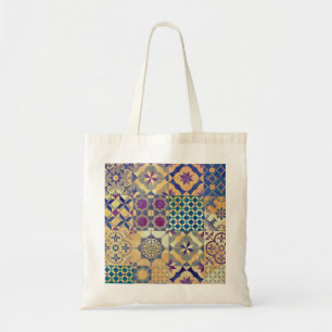 Kleurrijke traditionele mediterrane en Egeïsche te Tote Bag