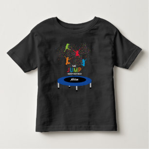 Kleurrijke Trampoline Park Jump Kids Verjaardagsfe Kinder Shirts