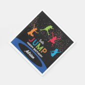 Kleurrijke Trampoline Park Jump Kids Verjaardagsfe Servet (Hoek)