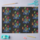 Kleurrijke Trampoline Park Jump Kids Verjaardagsfe Tissuepapier (Craft)