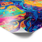 Kleurrijke Tree of Life Rainbow Serenity Natuur Ar Foto Afdruk (Hoek)