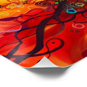 Kleurrijke Tree of Life Rainbow Serenity Natuur Ar Perfect Poster (Hoek)