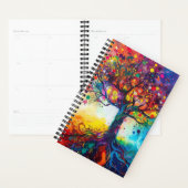 Kleurrijke Tree of Life Rainbow Serenity Natuur Ar Planner (Display)