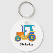 Kleurrijke trekker - persoonlijk sleutelhanger (Voorkant)