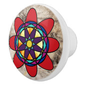 Kleurrijke trekknop keramische knop (Rechts)