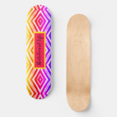 Kleurrijke Trendy Geometric Persoonlijk Skateboard (Voorkant)
