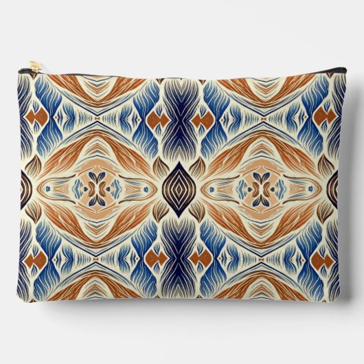 Kleurrijke trendy klassieke make-up accessoire zak etui (Voorkant)