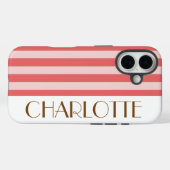 Kleurrijke trendy moderne heldere kleur stijlvolle Case-Mate iPhone case (Achterkant (horizontaal))