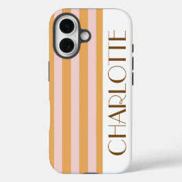 Kleurrijke trendy moderne heldere kleur stijlvolle iPhone 16 hoesje