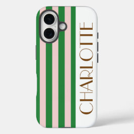 Kleurrijke trendy moderne heldere kleur stijlvolle iPhone 16 hoesje