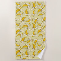 Kleurrijke Trendy Tropische Banaan Print Voedselpa