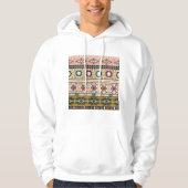 Kleurrijke Tribal Aztec Patroon Boho Geometrisch Hoodie (Voorkant)