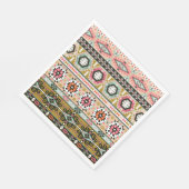 Kleurrijke Tribal Aztec Patroon Boho Geometrisch Servet (Hoek)