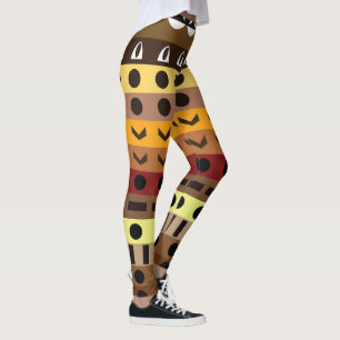 Kleurrijke Tribal Deco Art Patroon Leggings