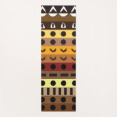 Kleurrijke Tribal Deco Art Patroon Yogamat (Voorkant)