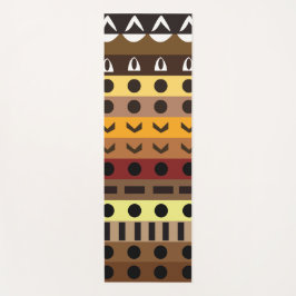 Kleurrijke Tribal Deco Art Patroon Yogamat