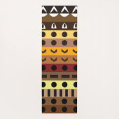 Kleurrijke Tribal Deco Art Patroon Yogamat (Achterkant)