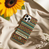 Kleurrijke Tribal Geometrische iPhone Case – Boho 