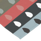 Kleurrijke Tribal Stripe Korte Tafelloper (Hoek)