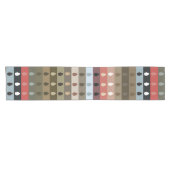 Kleurrijke Tribal Stripe Korte Tafelloper (Horizontaal)