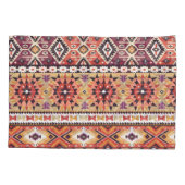 Kleurrijke tribale stijl, levendig naadloos patroo kussensloop (Achterkant)