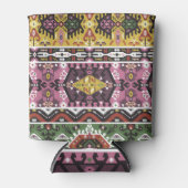 Kleurrijke tribale stijl, naadloos patroon. blikjeskoeler (Voorkant)