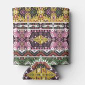 Kleurrijke tribale stijl, naadloos patroon. blikjeskoeler (Achterkant)