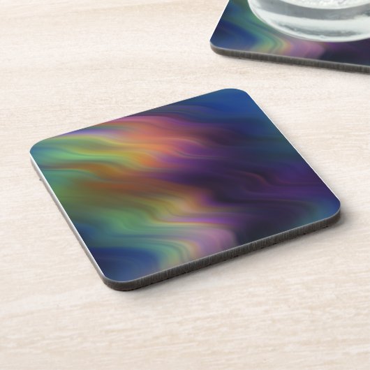 Kleurrijke trillingen onderzetter (Linkerzijde)