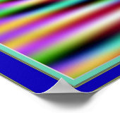 Kleurrijke trillingen poster (Hoek)