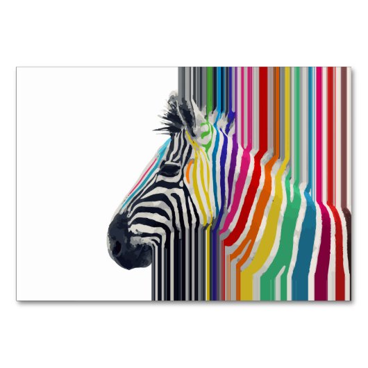 Kleurrijke trilstrips voor Zebra Kaart (Voorkant)
