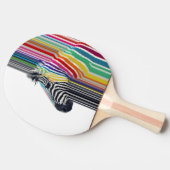 Kleurrijke trilstrips voor Zebra Tafeltennisbatje (Zijkant)