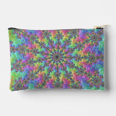Kleurrijke Trippy Vibrant Groovy Fractal Burst Etui (Achterkant)