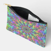 Kleurrijke Trippy Vibrant Groovy Fractal Burst Etui (Open)