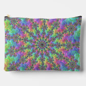 Kleurrijke Trippy Vibrant Groovy Fractal Burst Etui (Voorkant)