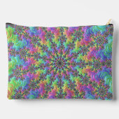 Kleurrijke Trippy Vibrant Groovy Fractal Burst Etui (Achterkant)