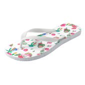 Kleurrijke tropica teenslippers (Schuin)